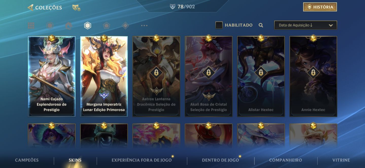 CONTA WILD RIFT SKINS DE GACHA