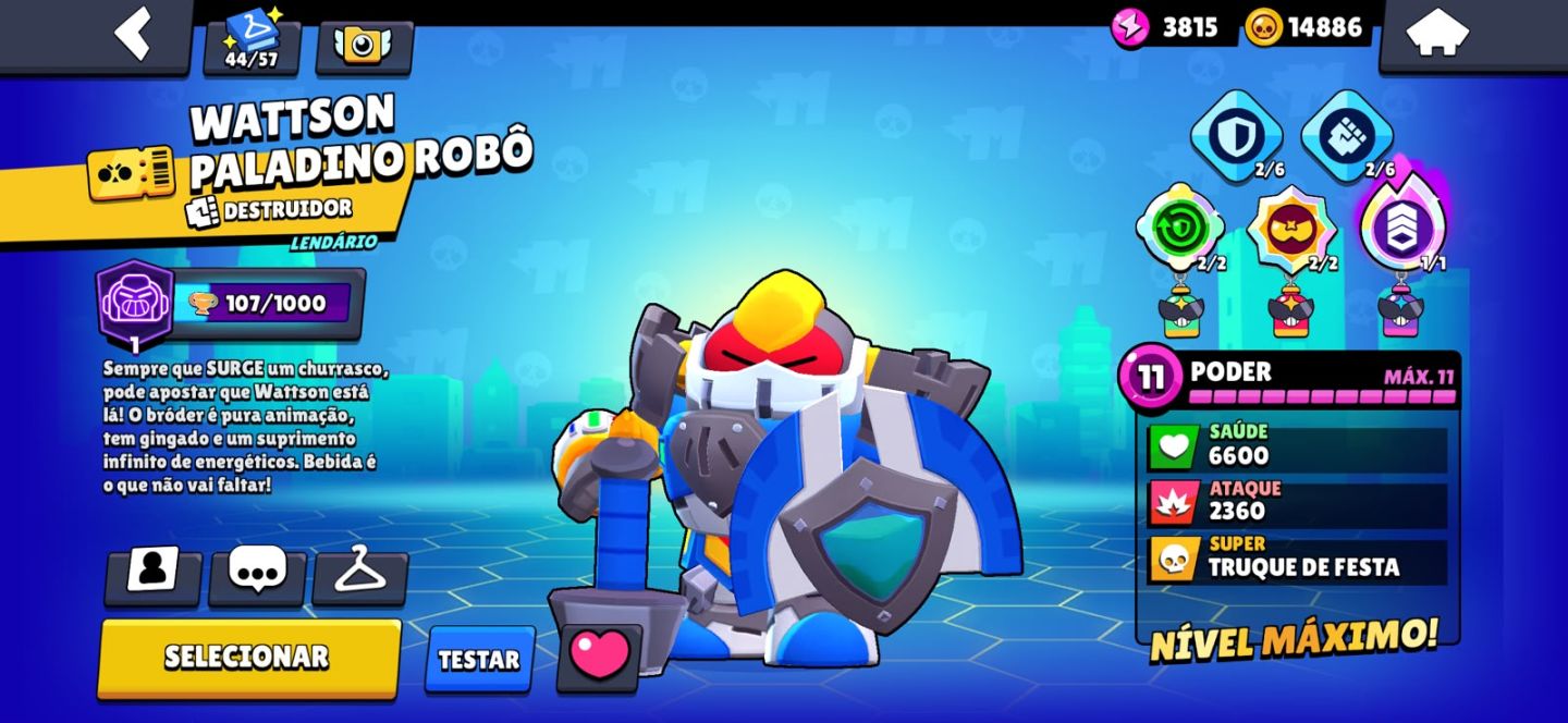[CONTA RARA DE BRAWL STARS, REI FRANK, COLETTE TRIXIE, COLT AGENTE IMPERIAL]