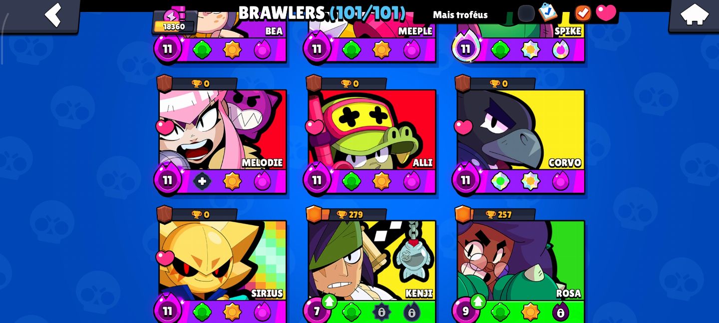 CONTAS DE BRAWL STARS + CLASH ROYALE MUITO UPADAS E RARAS!