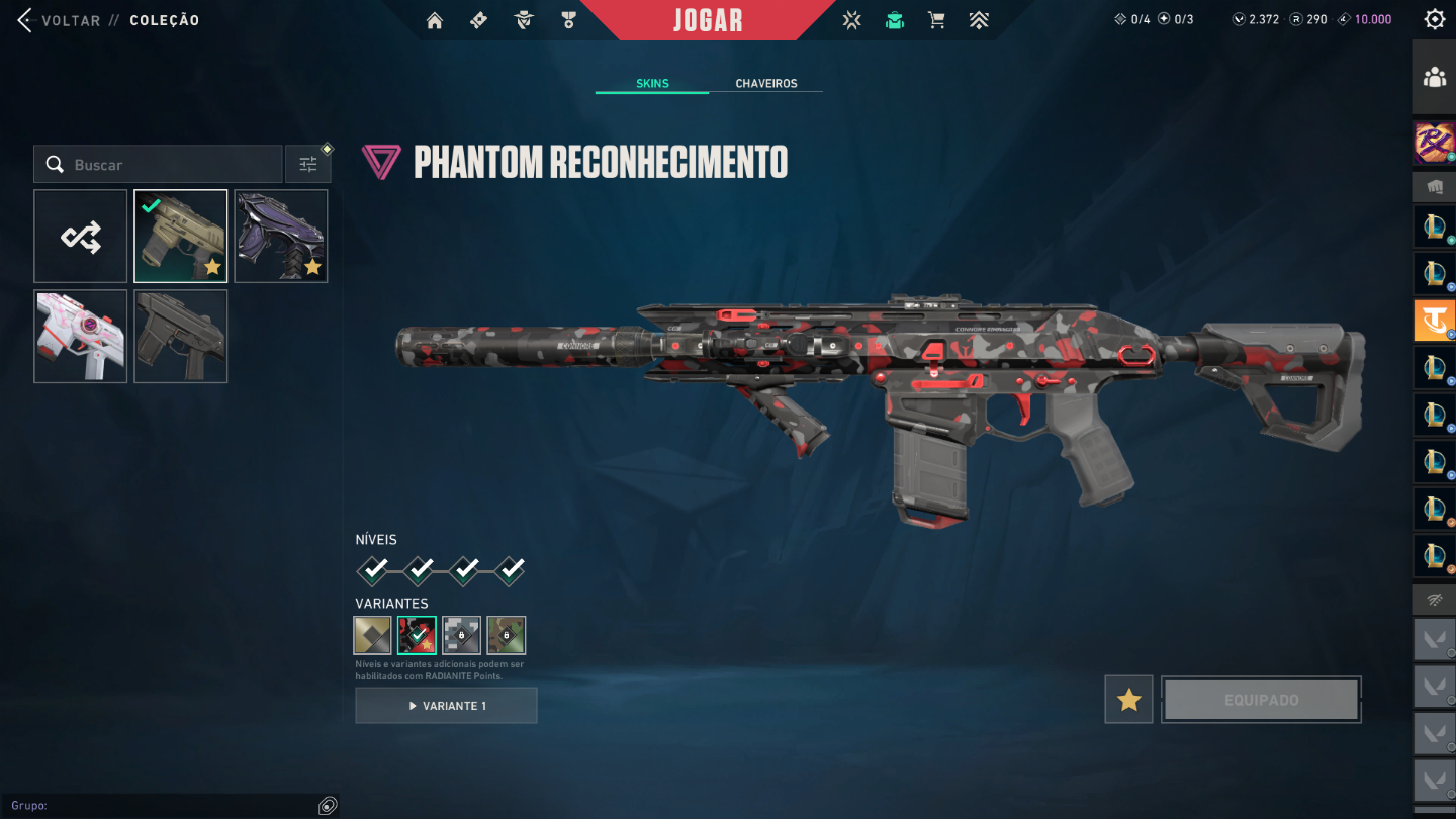 CONTA RIOT EX DESAFIANTE/IMORTAL NO VALORANT