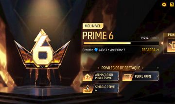 Conta de Free fire 2019 prime 6