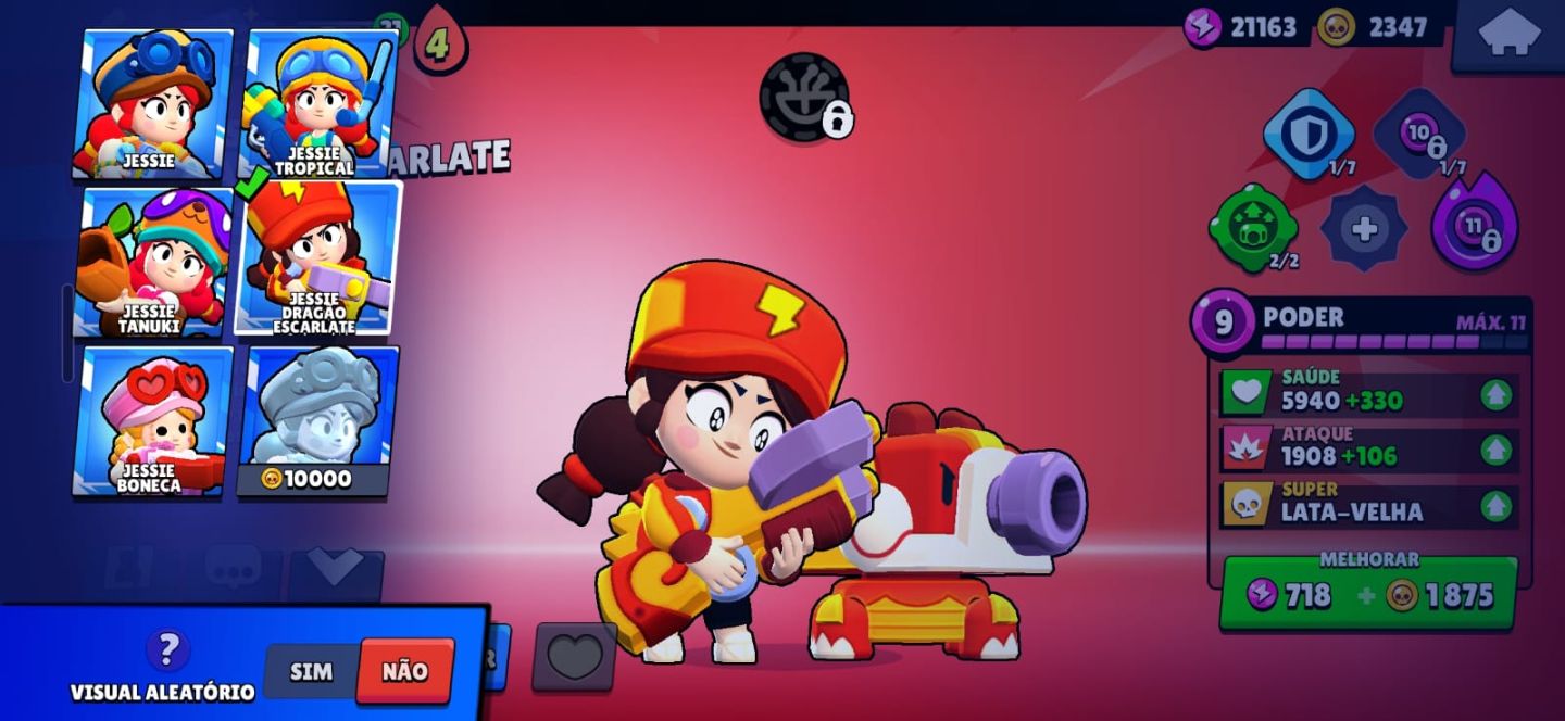 CONTA BRAWL STARS OG 2019 +48K DE TROFEIS MUITO COMPLETA