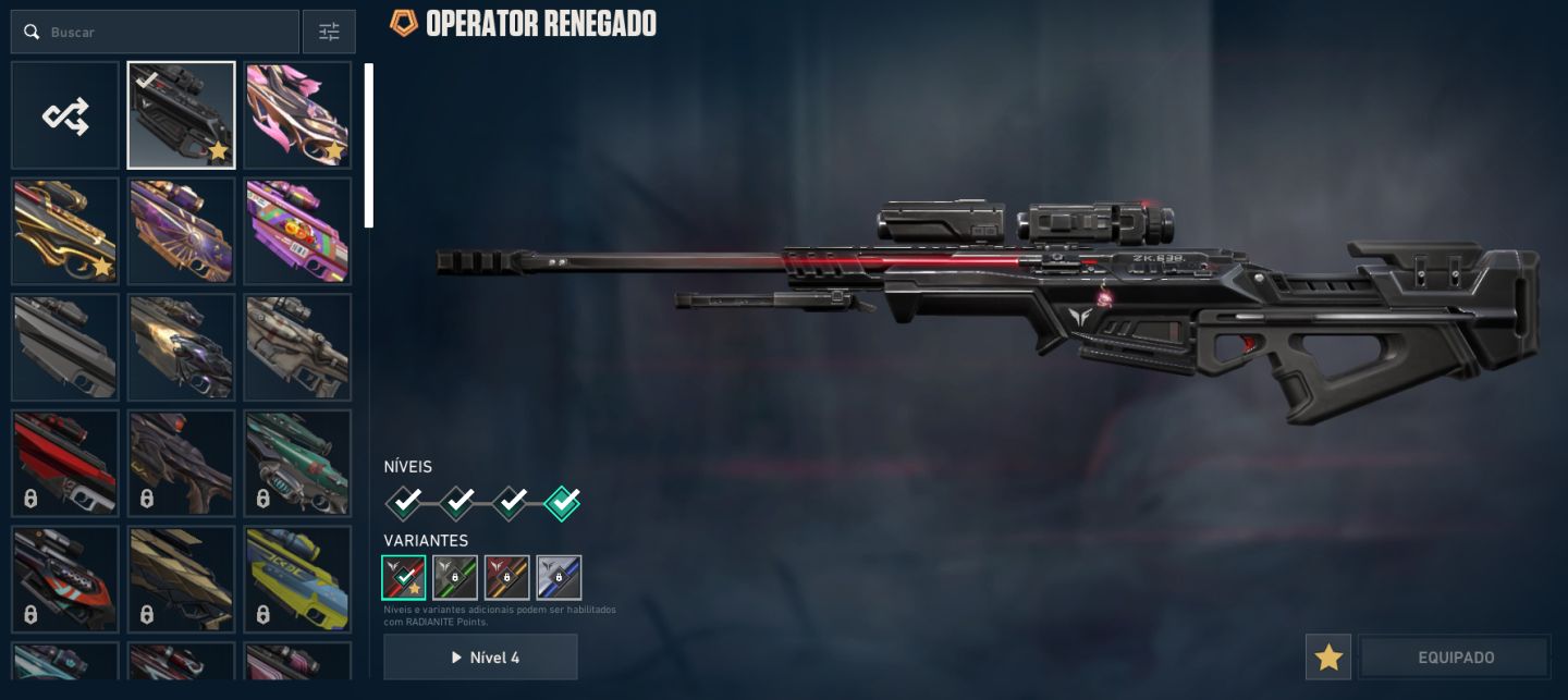 CONTA DE VALORANT COM MUITAS SKINS INCLUINDO CHAMPIONS 2024 E 2026