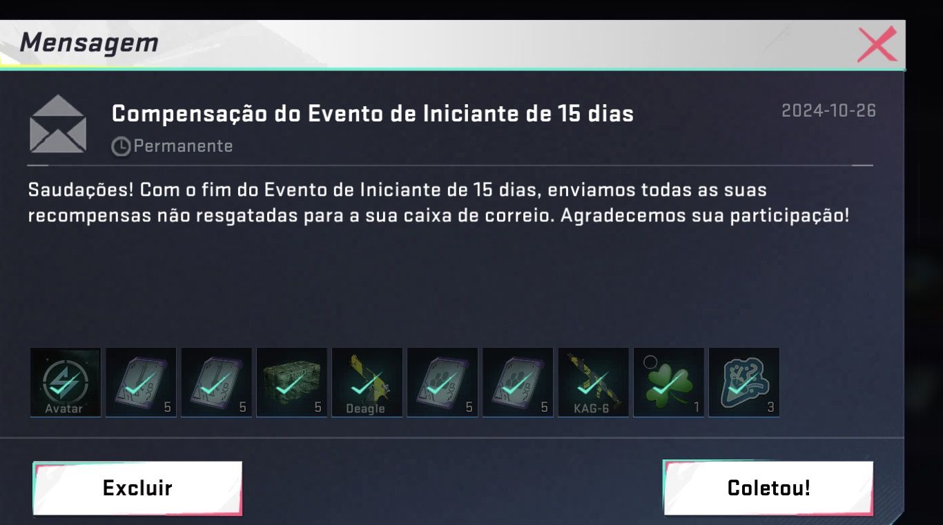 Conta antiga com passe antigo + faca +(arma eterno)