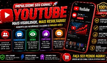 Youtube [ inscritos, curtidas, VIEWS, comentários e plano PREMIUM]