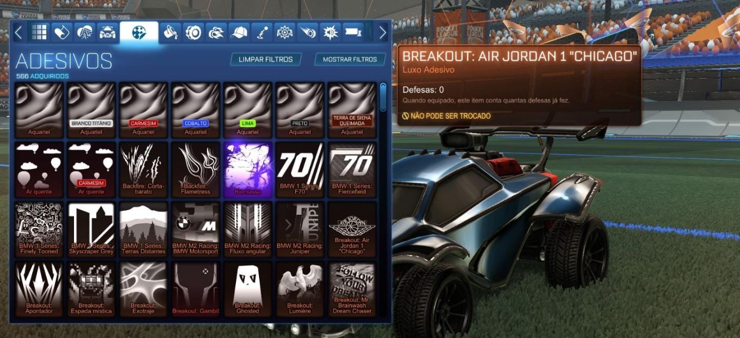 CONTA ROCKET LEAGUE - TAGS GC | NÍVEL 1415 | WINRATE 70.5%