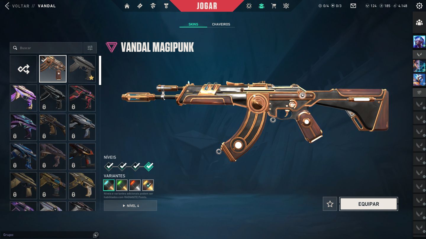Conta Valorant FULL ACESSO - DIMA + SKINS & FACAS