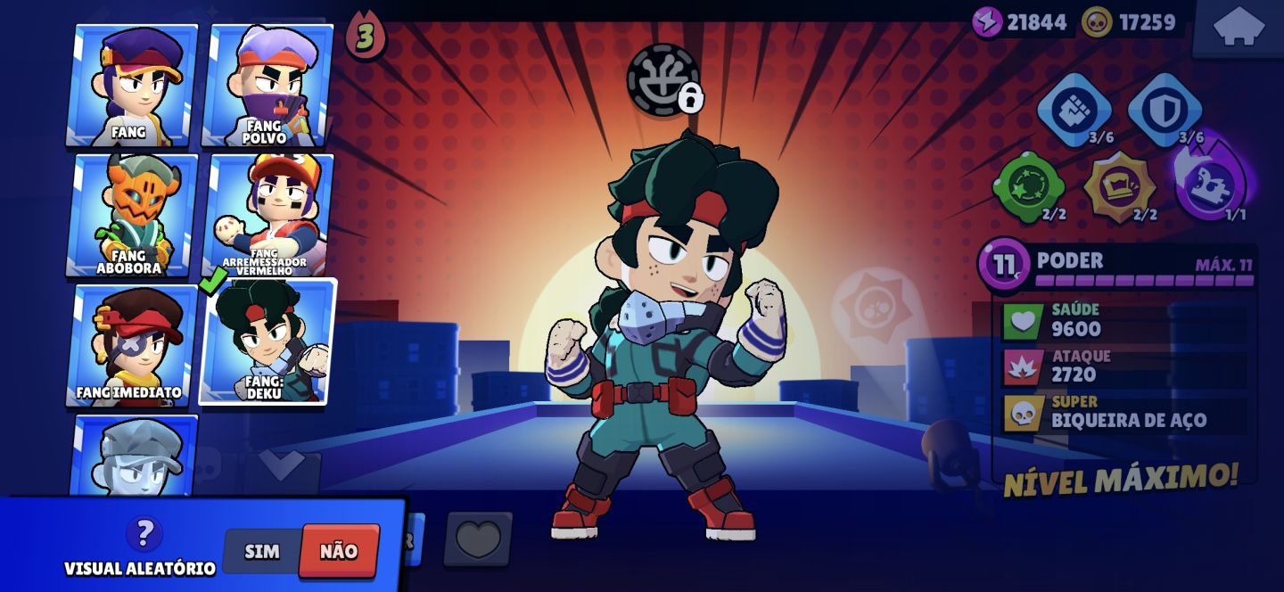 [PRA HOJE] CONTA BRAWL UPADA/SKINS RARAS, 60K, 102 BRAWLERS, CONTA MUITO ANTIGA