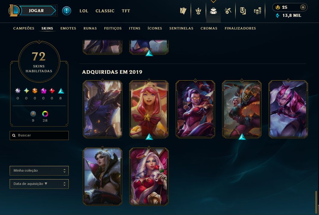CONTA LOL ESMERALDA IV