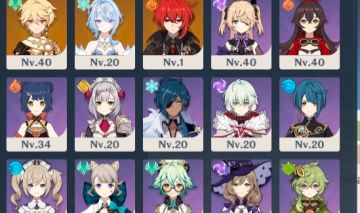 CONTA GENSHIN AR22 ODETTE E DILUC E +