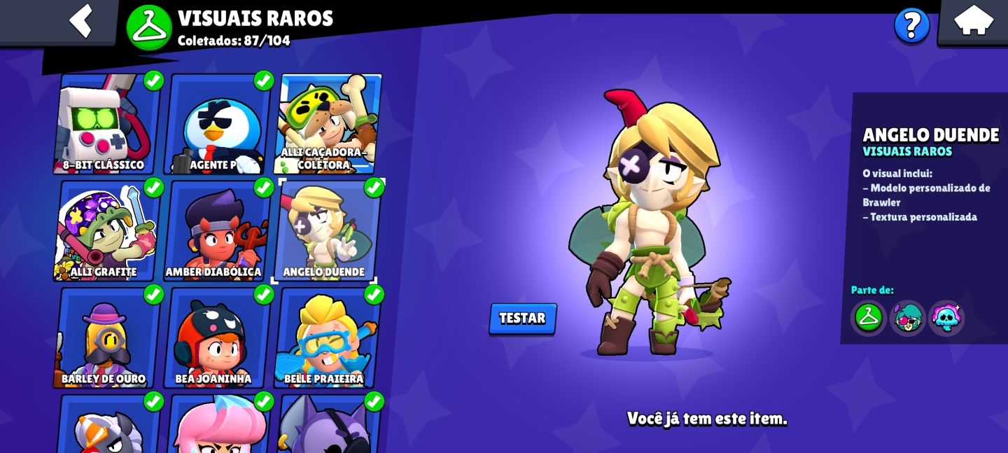 VER DESCRIÇÃO!!!Brawl Stars 60K | 100/105 Brawlers | Gemas e Skins Raras