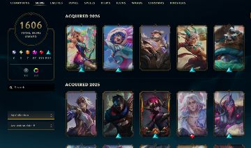 LOL EX-DESAFIANTE 2025 | D2 | 1606 SKINS + PAX SIVIR