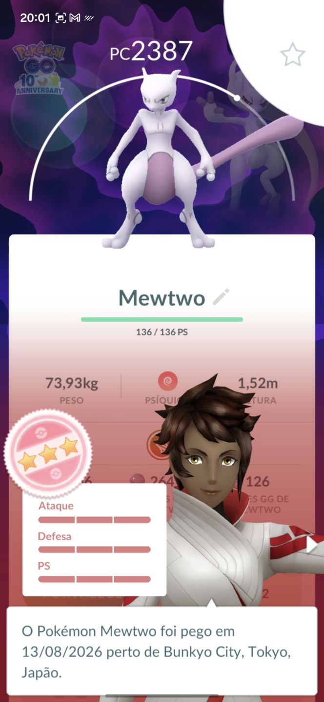 Conta avançada- Pokemon Go