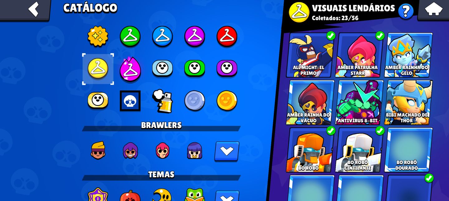 Conta de braw stars com mais de 100k de troféus