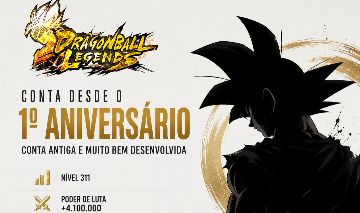 Conta de Dragon Ball Legends com Banner do primeiro aniversário! OLD!