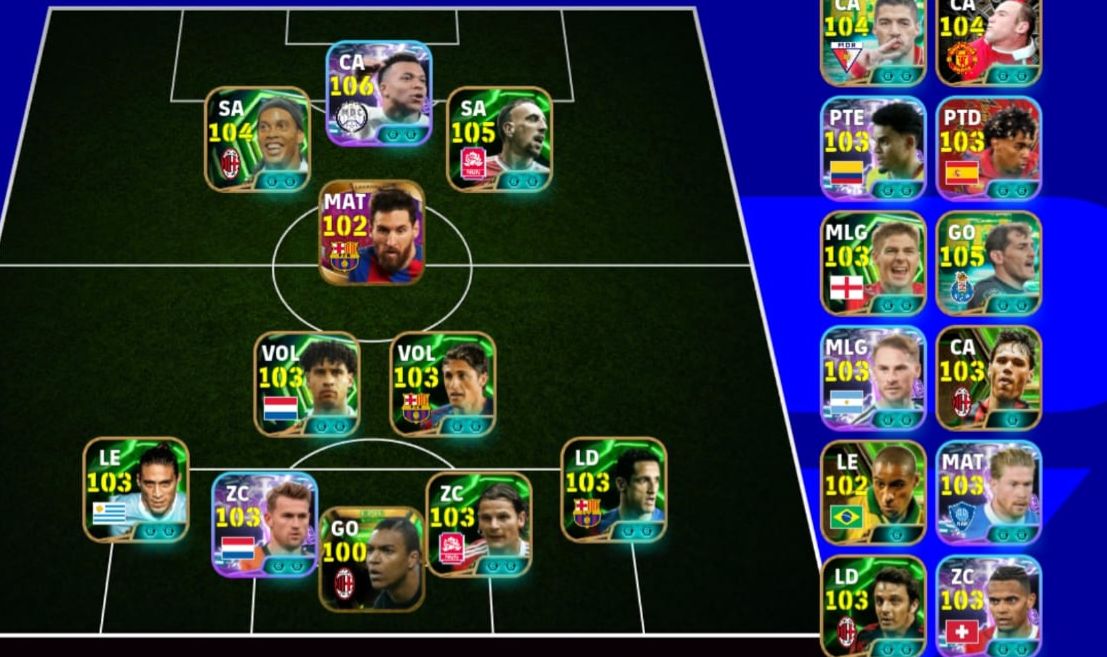 CONTA EFOOTBAL na RLK do mbappe + Ronaldinho do Milan