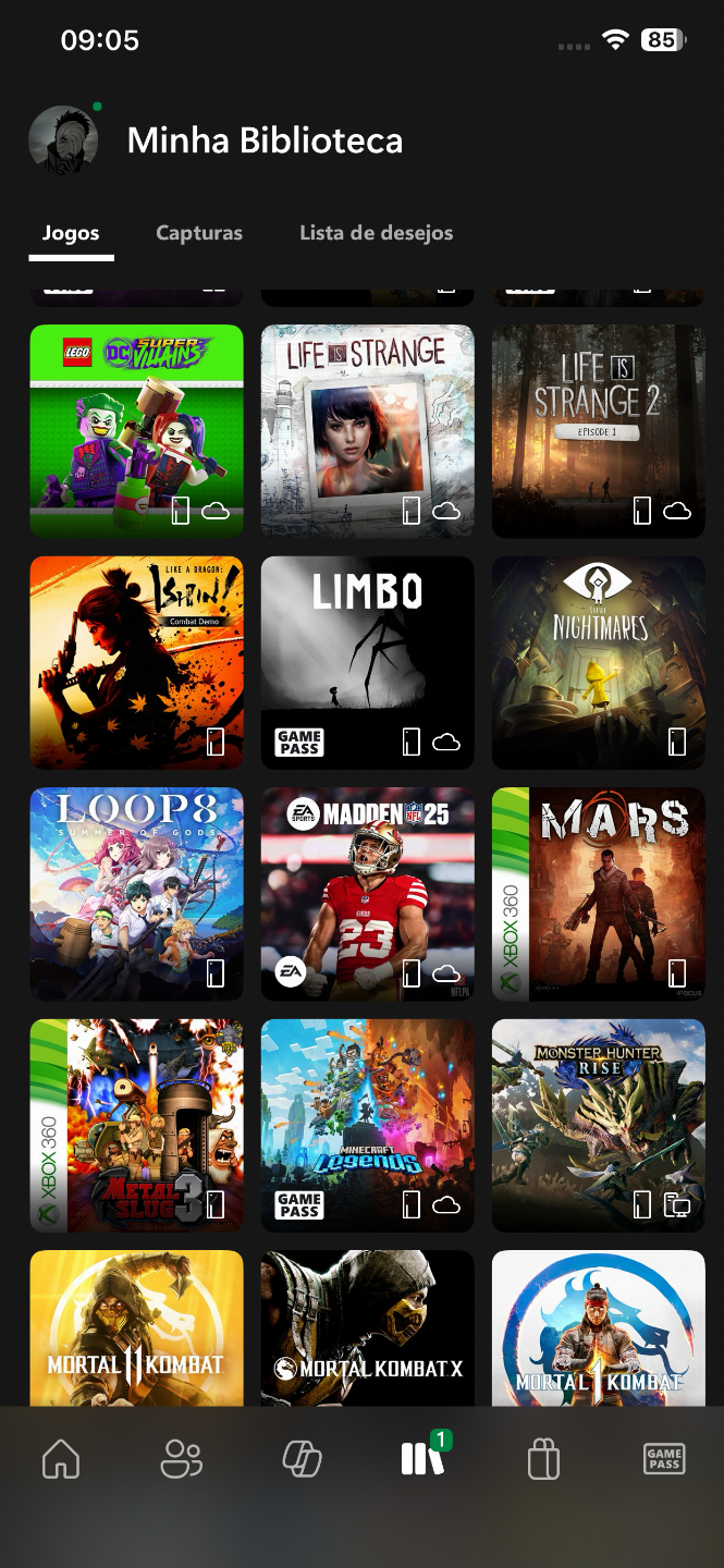 Conta Xbox premium 190 jogos