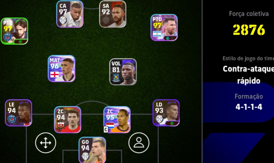 CONTA INICIANTE DE EFOOTBALL