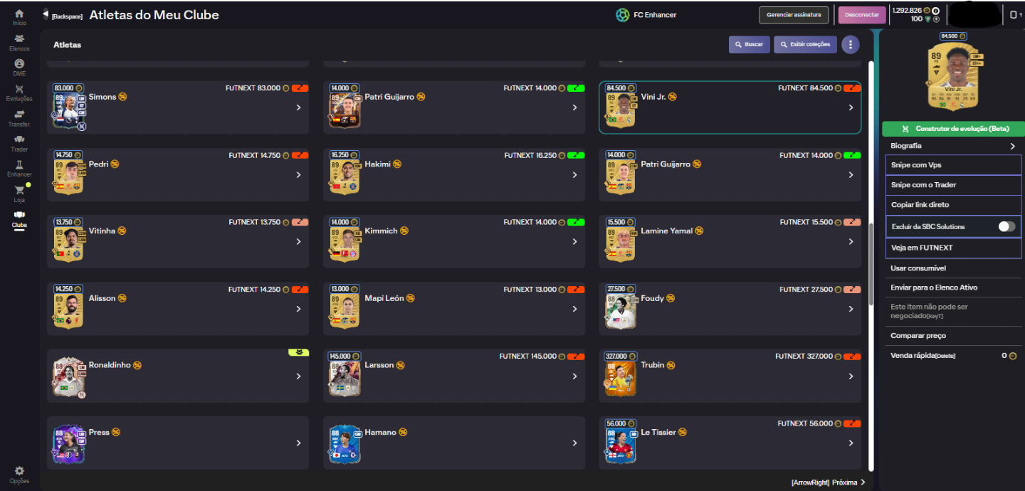 Conta FC 26 PC , 1,2KK EM CAIXA + TIME TOP