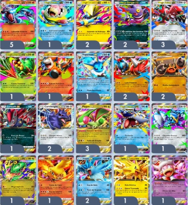 CARTAS POKEMON TCG POCKET - COMPLETE SEU DECK, SUA COLEÇÃO. NÃO PERCA TEMPO