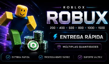 ROBUX ROBLOX | GIFT CARD | 200 400 500 800 1000 1500 | ENTREGA RÁPIDA