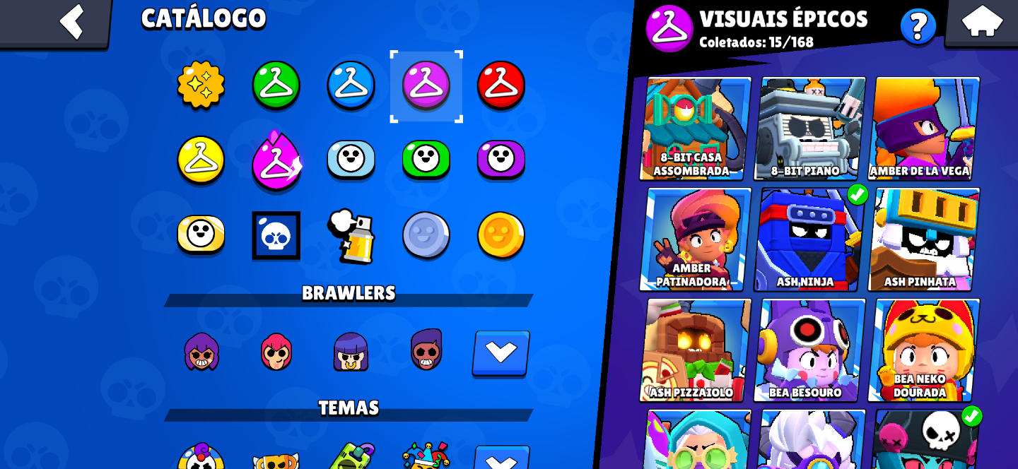 CONTA DO BRAW STARS DE 2019 HEROIS FULL!