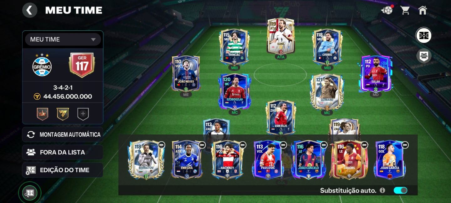 Conta de EA FC Mobile pra quem quer começar com um time melhor