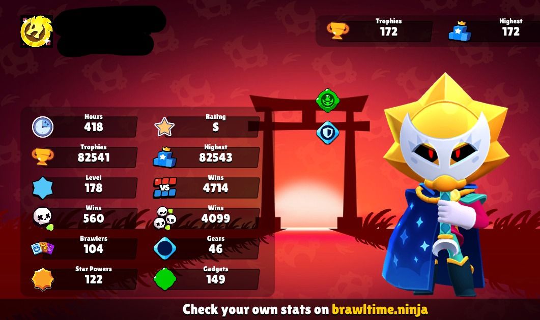 Conta Brawl Stars + Clash Royale | 82.5k Troféus | 392 Visuais | 79 Prestígios