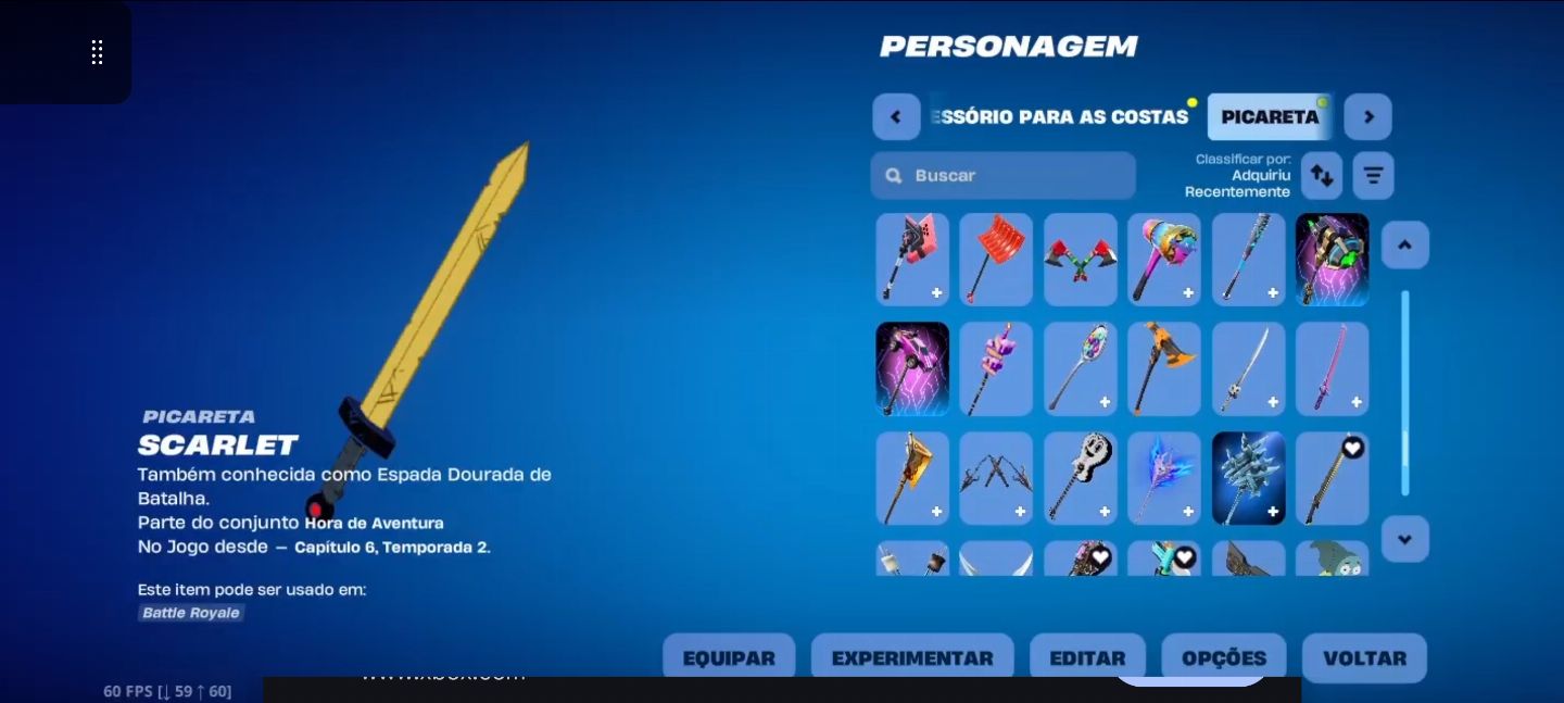 Conta fortnite skin rara