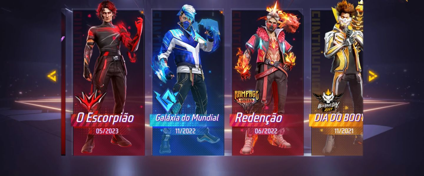 CONTA DE FREE FIRE PRIME 8