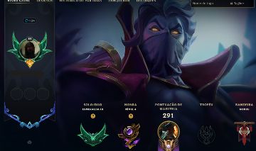 CONTA LOL LVL 124 ESMERALDA 3 SOLOQ