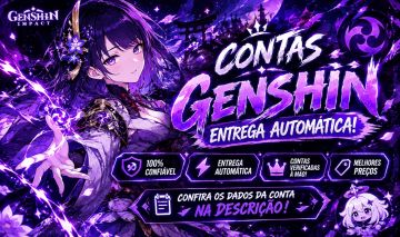 [13% OFF] Contas Genshin no Precinho! | Entrega Automática | Infos na Desc.