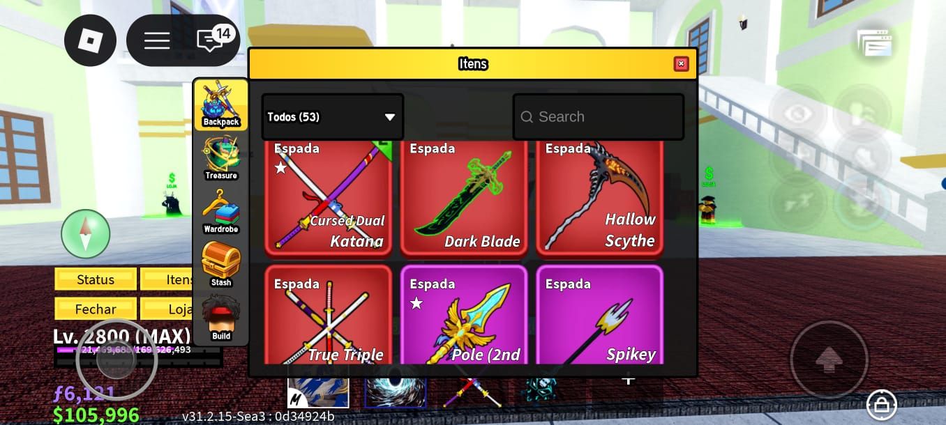 CONTA DE BLOX FRUITS ENDGAME