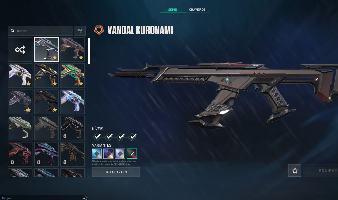 CONTA VALORANT BR | 69 SKINS | CHAMPIONS 2024 + 2025 | KURONAMI