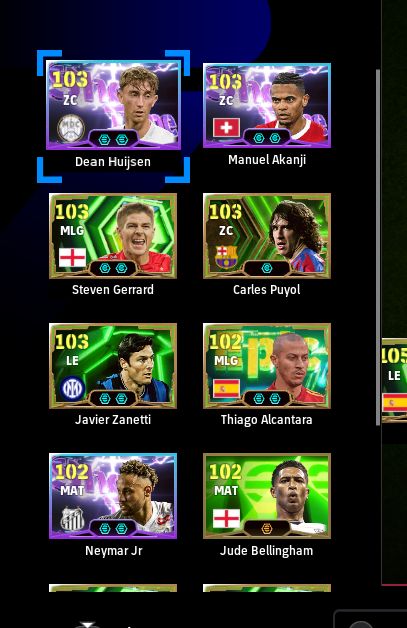CONTA STEAM eFOOTBALL FORÇA 3213 | ZLATAN 109, NEDVD 107, BATISTUTA 105