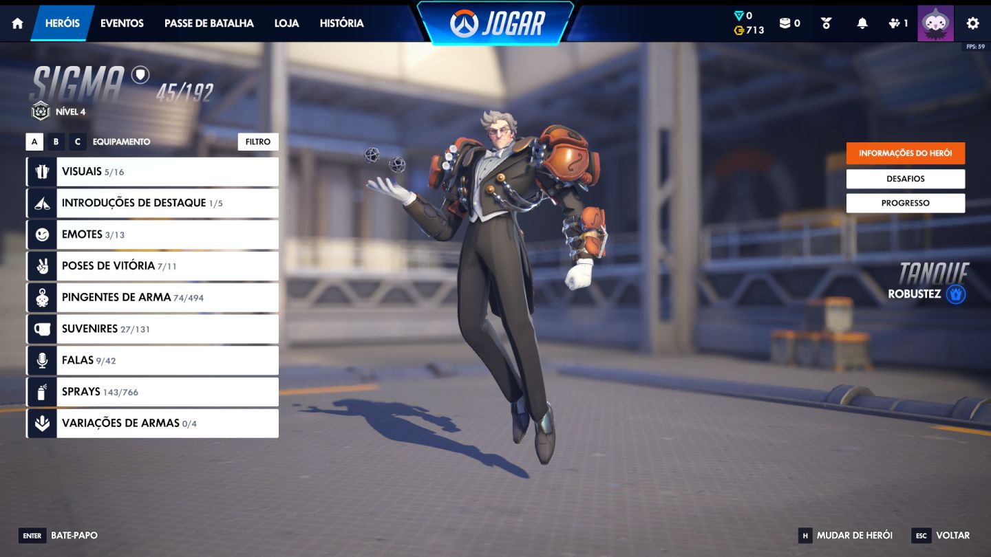 OVERWATCH 2 | CONTA COM 250 SKINS + MÍTICAS NÍVEL 4!