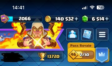 Conta de Clash Royale com 35 Evos, 11 Heróis e várias cartas Full!