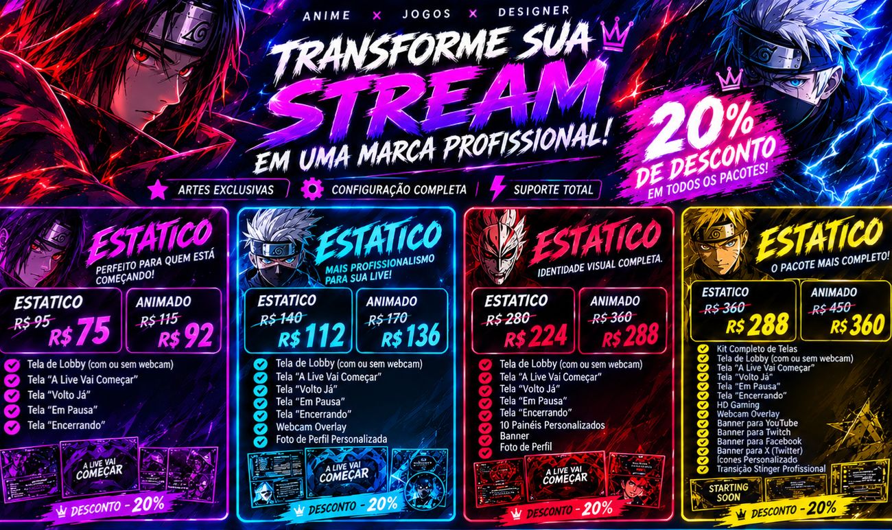 DESIGNER PROFISSIONAL ! (THUMBNAIL, BANNERS, OVERLAYERS..)