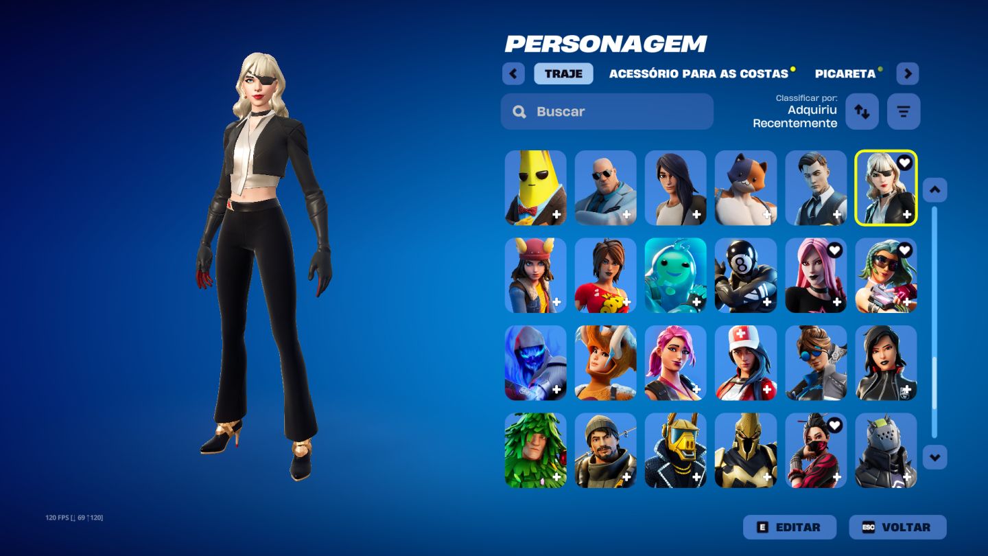 Conta de fortnite rara COM 3200 V BUCKS