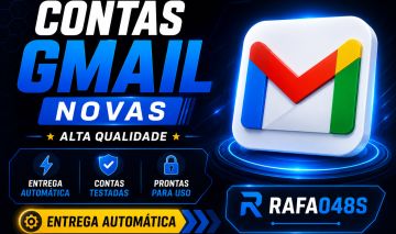 CONTAS GMAIL NOVAS | ALTA QUALIDADE | ENTREGA AUTOMÁTICA