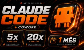 CLAUDE CODE + COWORK - PACOTES DE 5X e 20X / ENTREGA RÁPIDA
