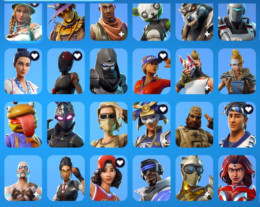 Conta de Fortnite antiga (Muitas skins)