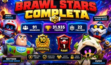 CONTA BRAWL STARS | 91 BRAWLERS | 31.935 TROFÉUS | 22 MAX | 210 GEMAS