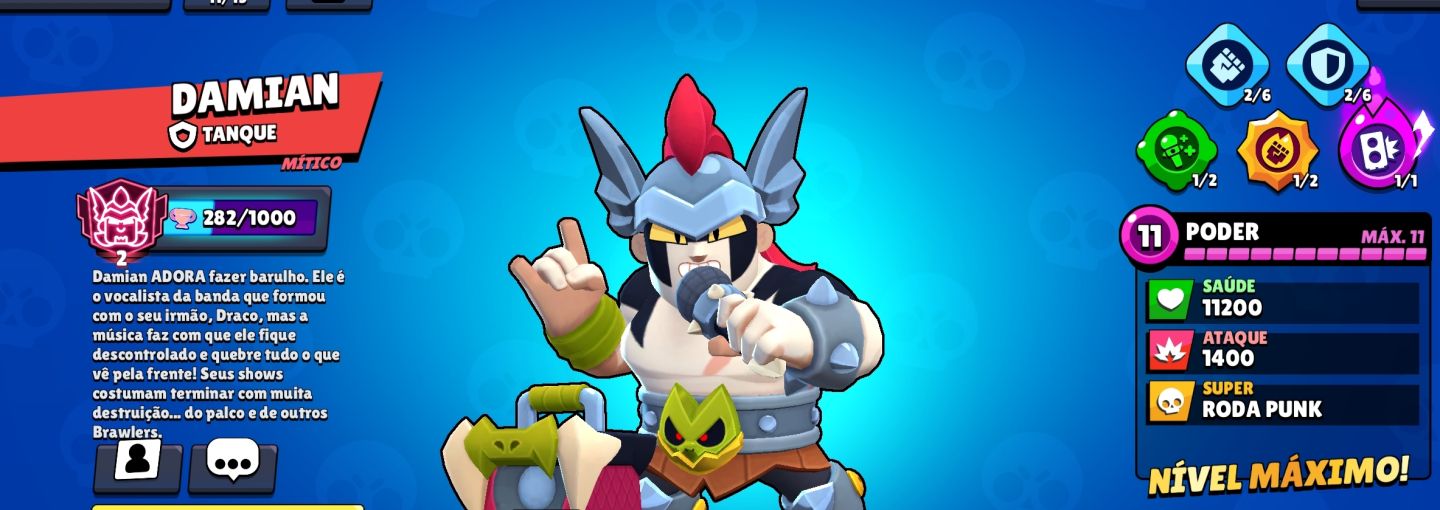 Conta de brawl com as melhores skin pra você se divertir