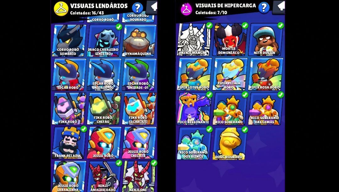 Conta Brawl Star Raro 72k