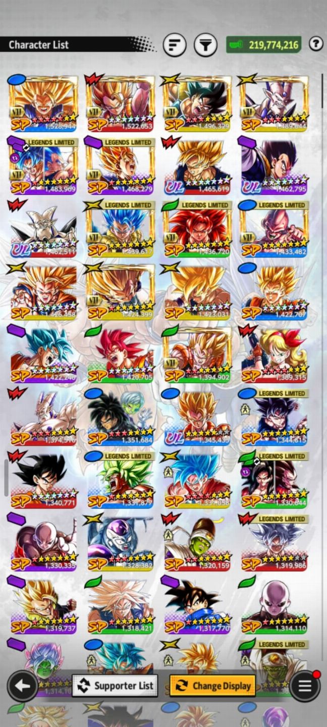 Conta DB legend top, gogeta blue ultra novo!!