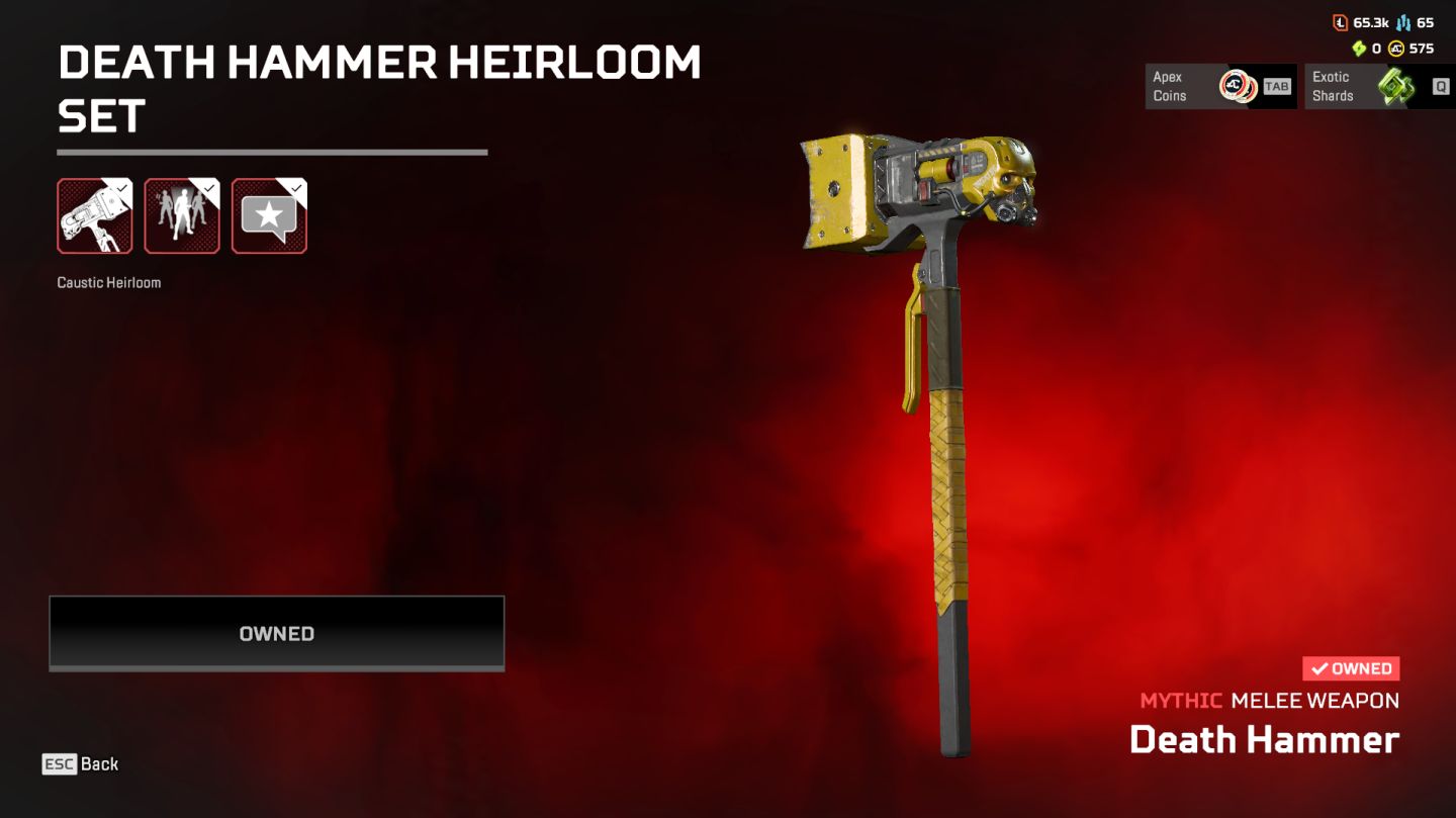 CONTA APEX LEGENDS | 5 HERANÇAS (KATANAS & KARAMBIT) | 467 LENDÁRIOS +