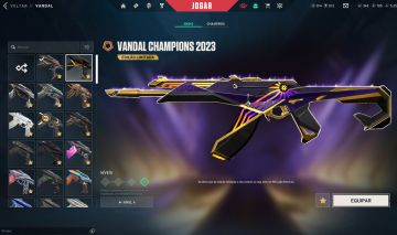 CONTA VALORANT RARA COM CHAMPIONS 2023 + 2100 GASTOS