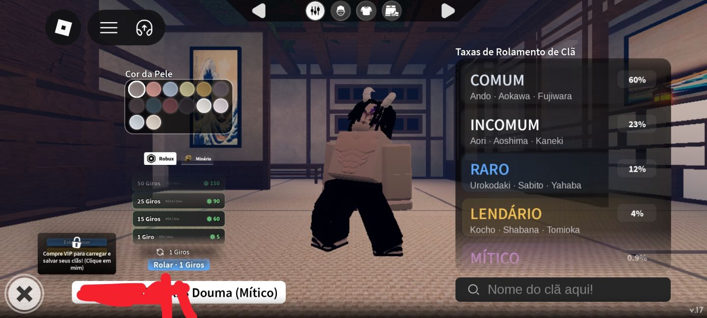 Conta mediana project slayer 2 com Clan Douma e demon art do Akaza
