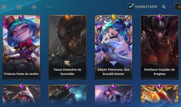 Conta WR 106 Skins + 6 Gloriosas Season 1 - Todas Lendárias + Jinx Guardiã Estel